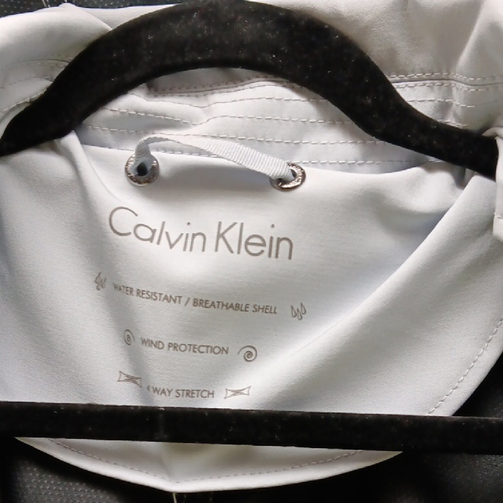 Calvin Klein White Windbreaker